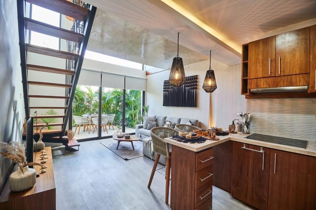Апартаменты Neem 14 1Br Bohogem In The Heart Of Тулум Экстерьер фото