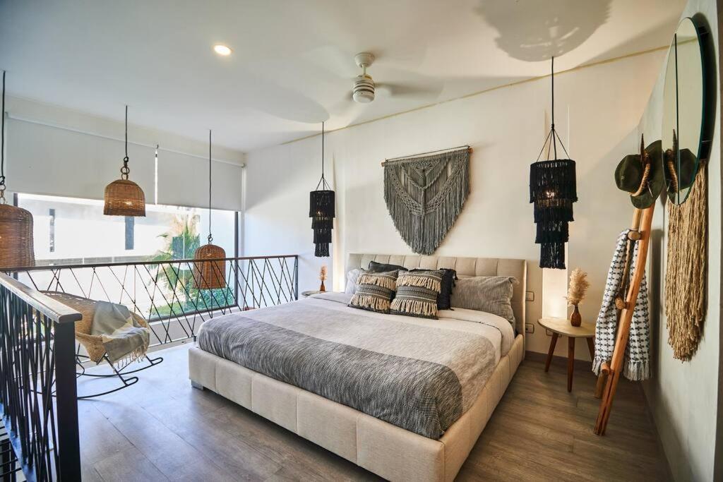 Апартаменты Neem 14 1Br Bohogem In The Heart Of Тулум Экстерьер фото